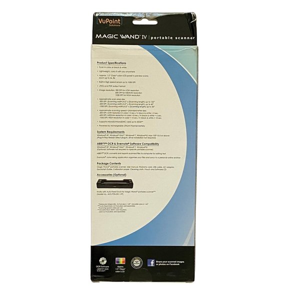 Portable Document Scanner for Laptops - Wand Style Mobile Scanner for Old Photos - Picture 3 of 7